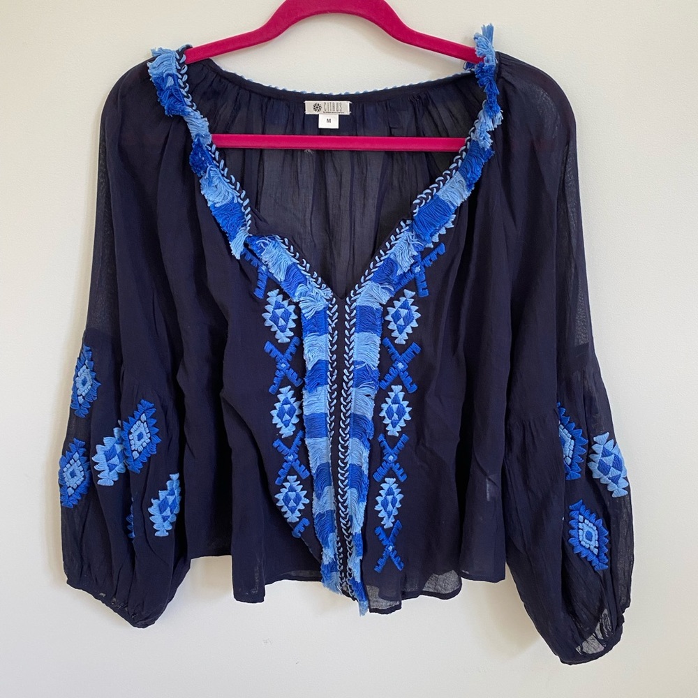 Citrus long sleeve top